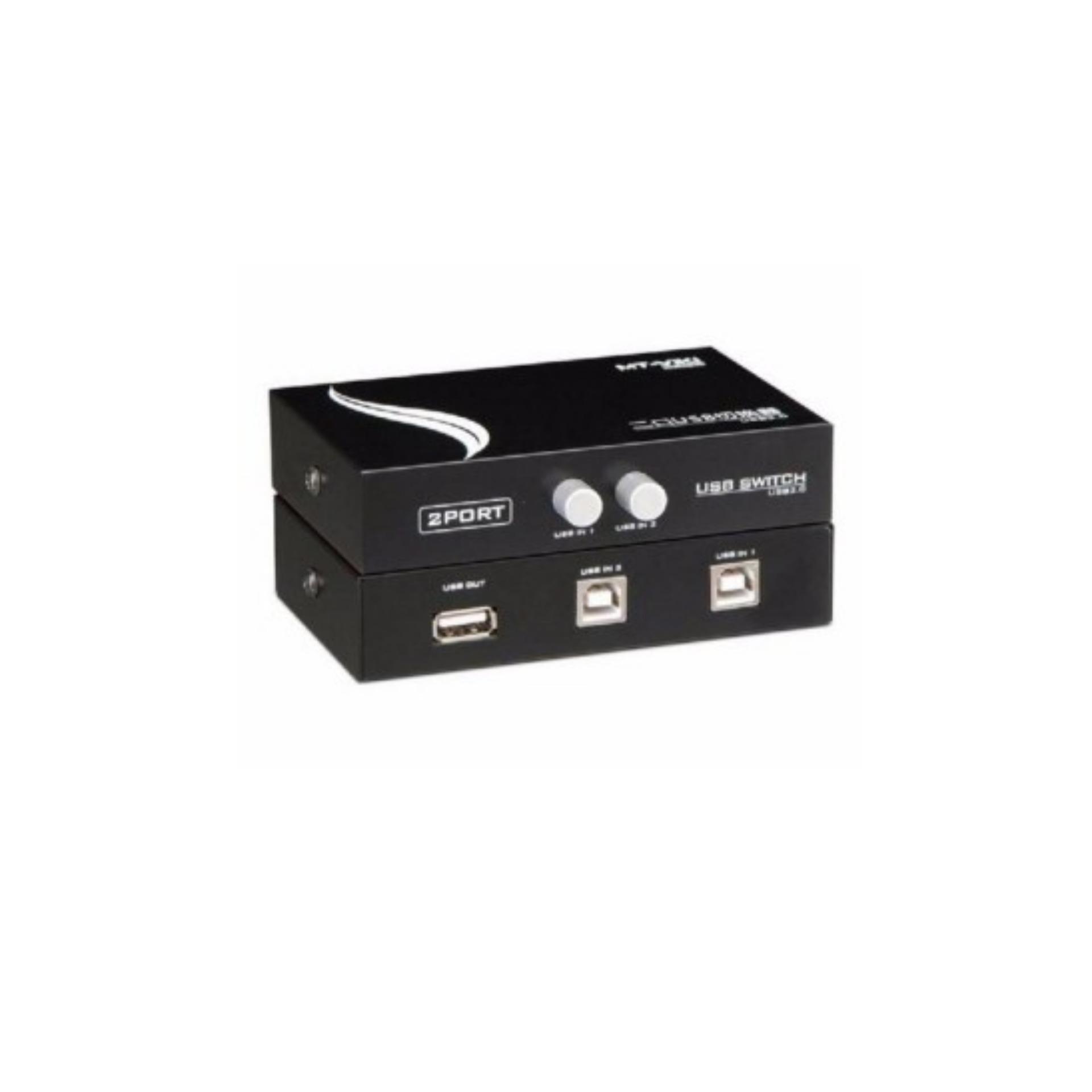 Bộ chia 2 máy tính dùng chung 1 máy in Switch USB (Đen)
