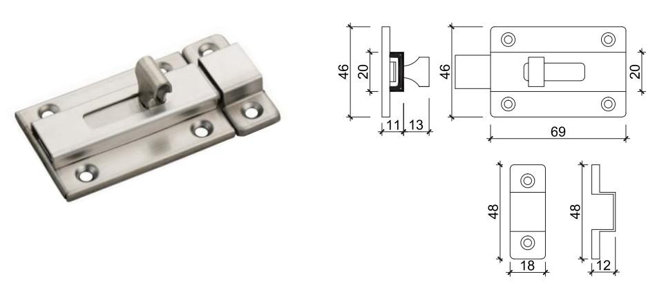 [HCM]Chốt cửa VICKINI 46102.001