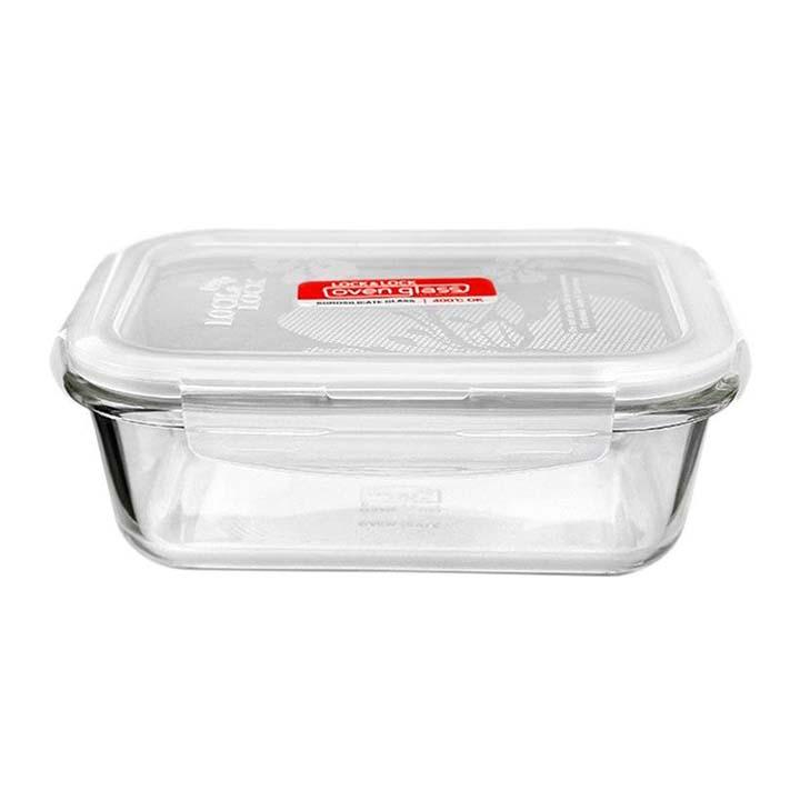 [HCM]Hộp Thủy Tinh Lock&Lock 630ml hình chữ nhật