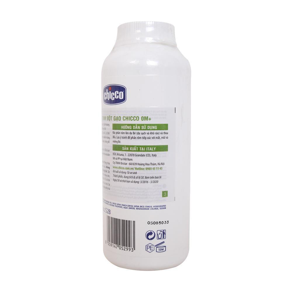 PHẤN RÔM TINH BỘT GẠO 150G CHICCO ( ITALIA )