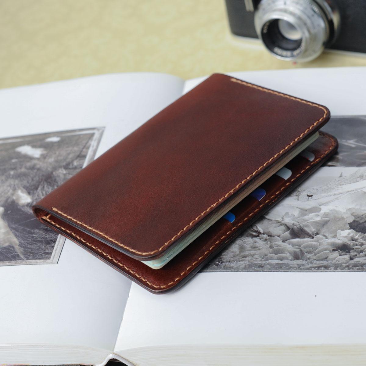 Bìa bọc passport - da bò nhập khẩu - đồ da handmade - bìa sổ mino crafts vi694