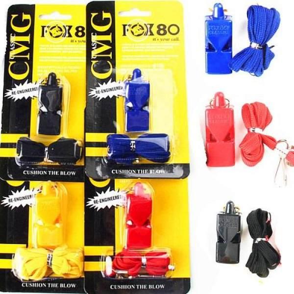 Còi nhựa có dây đeo FOX 80
