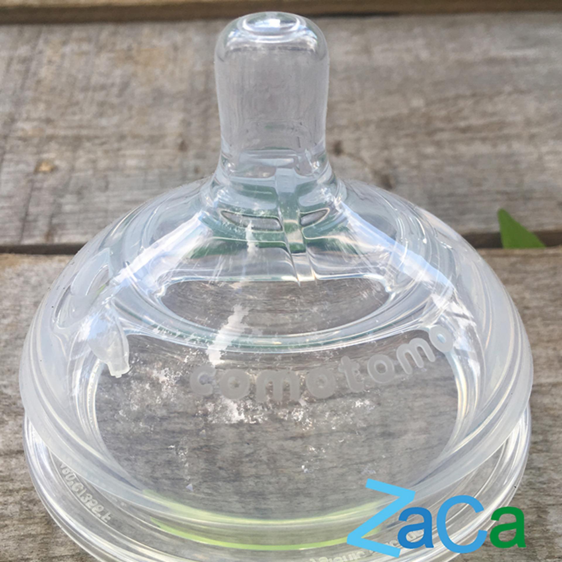 Bộ Bình Sữa Comotomo Silicone 150Ml (Hồng) Và 250Ml (Xanh Lá Nhạt)