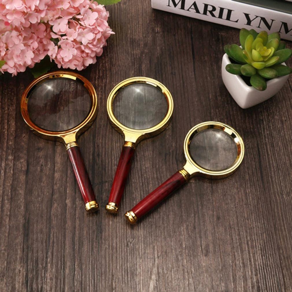 Kính Lúp Magnifier 80mm Cán gỗ