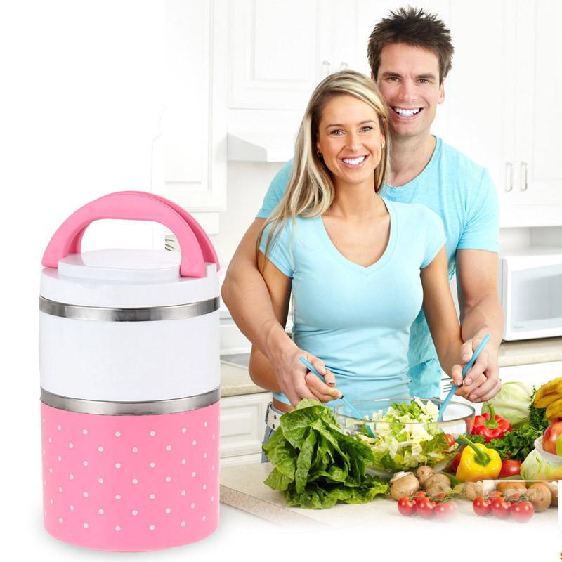 Cặp lồng giữ nhiệt 2 tầng ruột inox