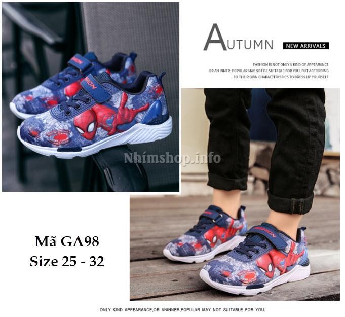 Giày Siêu Nhân Cho Bé Trai 3 - 7 Tuổi GA98