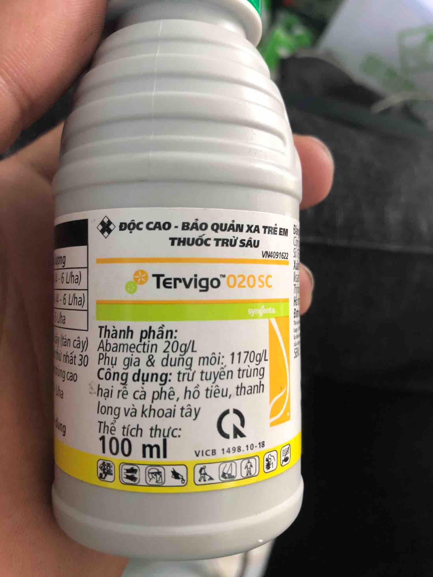 Tervigo 20sc chế phẩm trừ tuyến trùng