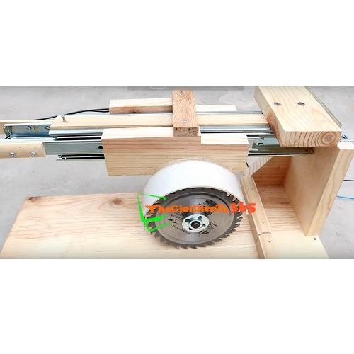 Combo chế cưa trượt 12v từ động cơ 775