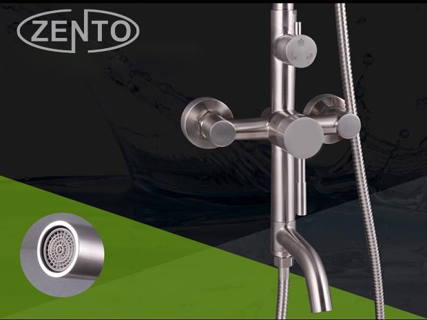 BỘ SEN CÂY TẮM NÓNG LẠNH INOX ZENTO SUS8503