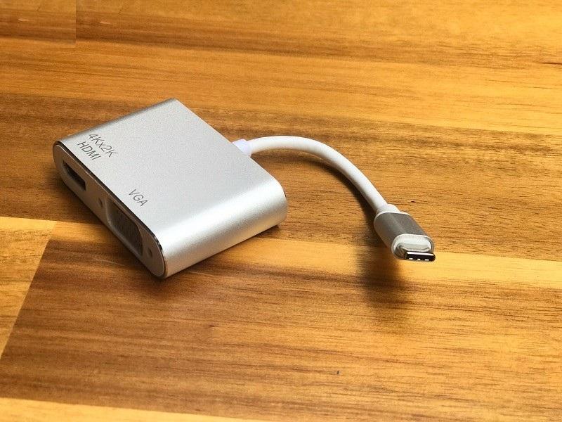 Cáp chuyển type-C ra HDMI và VGA