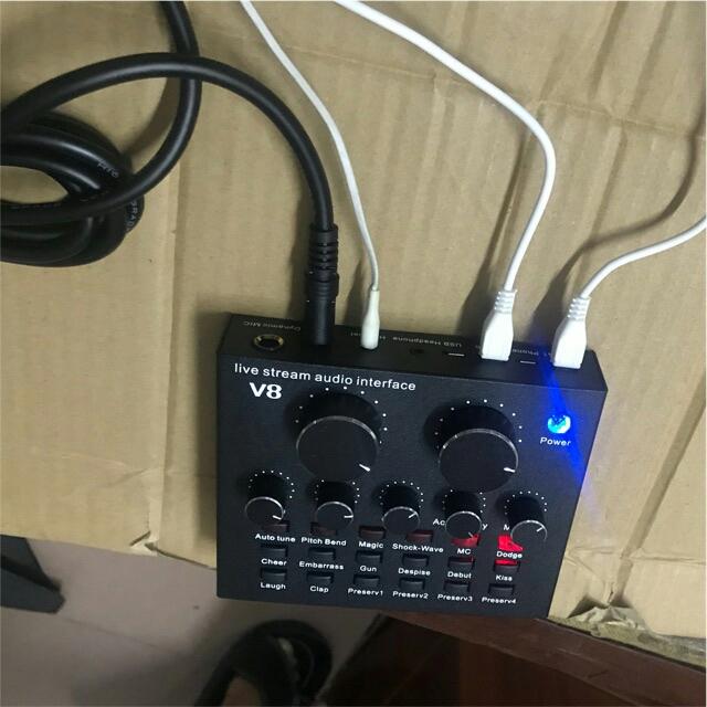Combo sound v8 và mic bm800