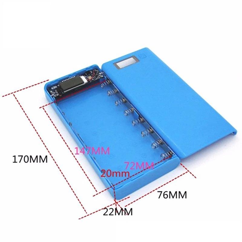 [HCM]SL. Box sạc dự phòng 8 cell LCD (Không pin)