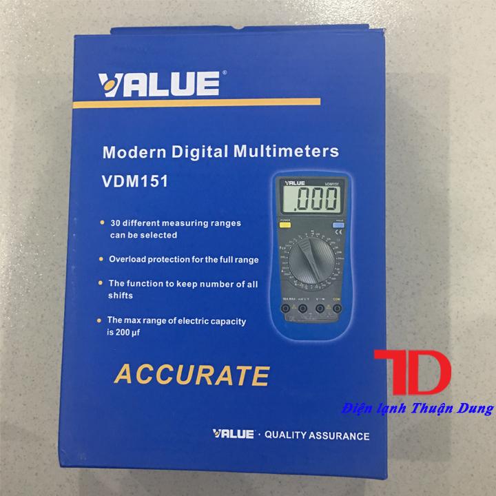 Đồng hồ vạn năng VALUE VDM151