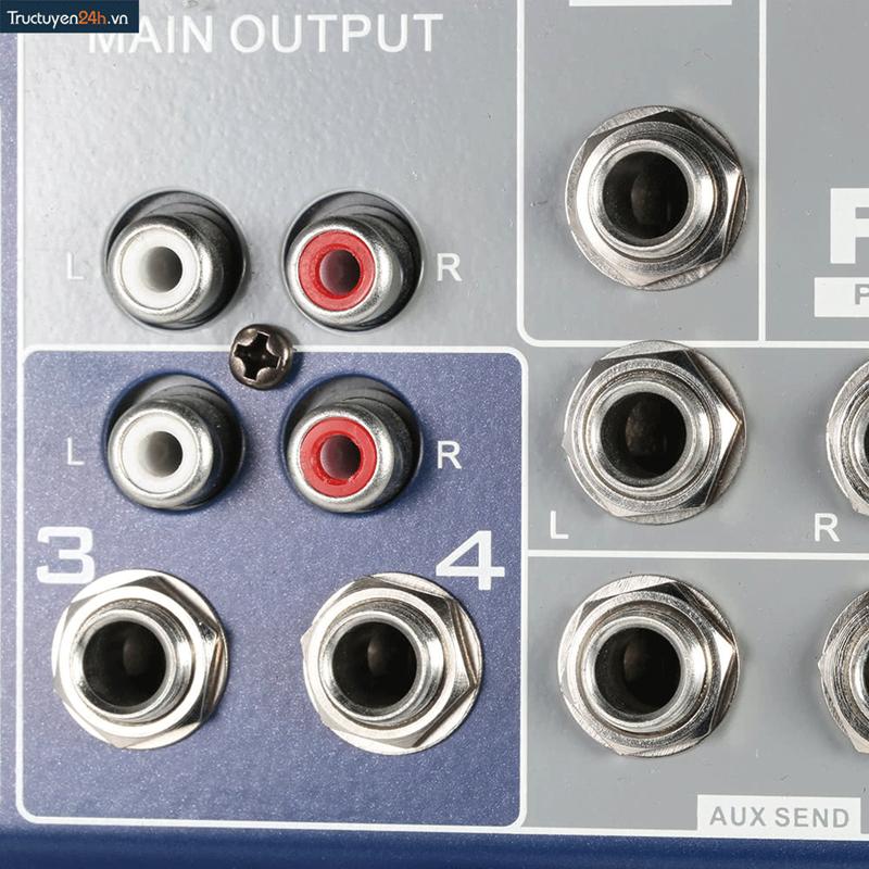 Bộ trộn âm thanh Mixer F4-USB
