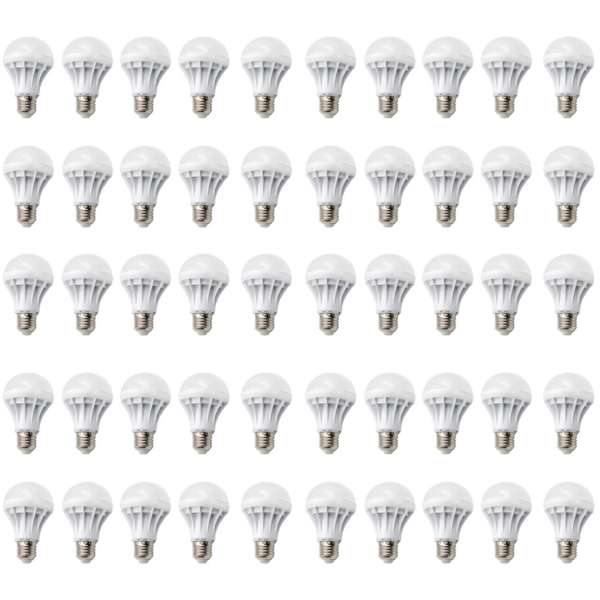 Bộ 50 bóng đèn LED BULB 12W (Ánh Sáng Vàng)