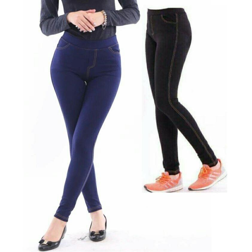 QUẦN LEGGING DÀI GIẢ JEANS Hải Ngân Có Big Size 3XL 4XL 5XL 6XL 7XL Đến 90KG