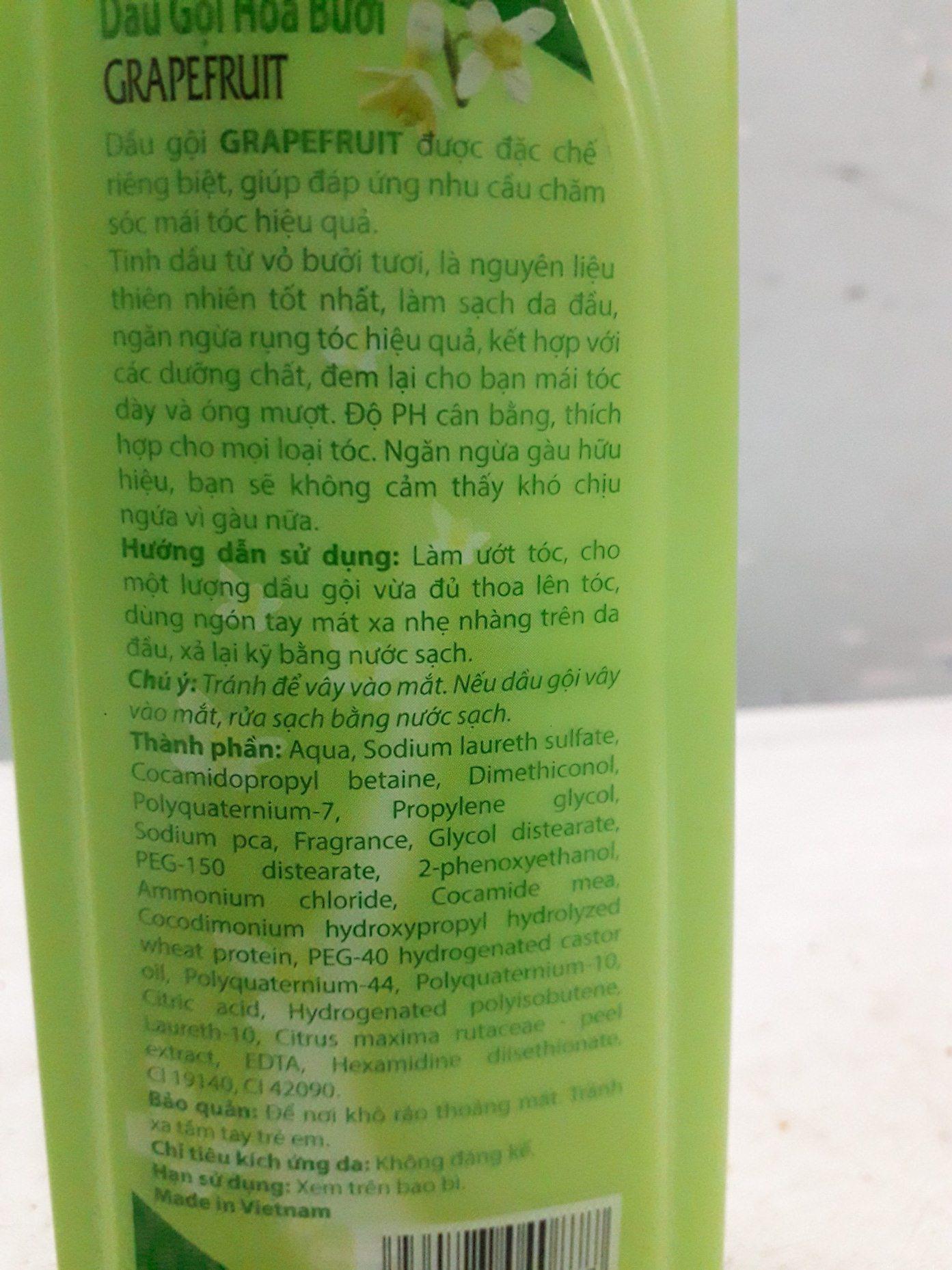 Dầu gội xả hoa bưởi Thorakao 400ml