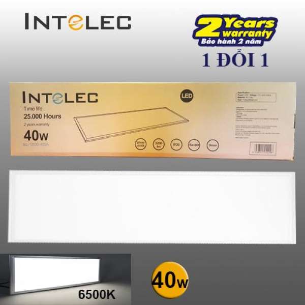 Bộ 2 Đèn Led Tấm (Panel) 300x1200mm INTELEC 40W - Ánh Sáng Trắng