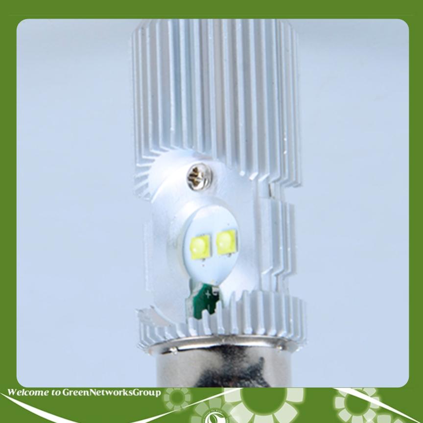 Đèn pha led M5 2 chân 4 tim dành cho xe máy GreenNetworks (trắng)