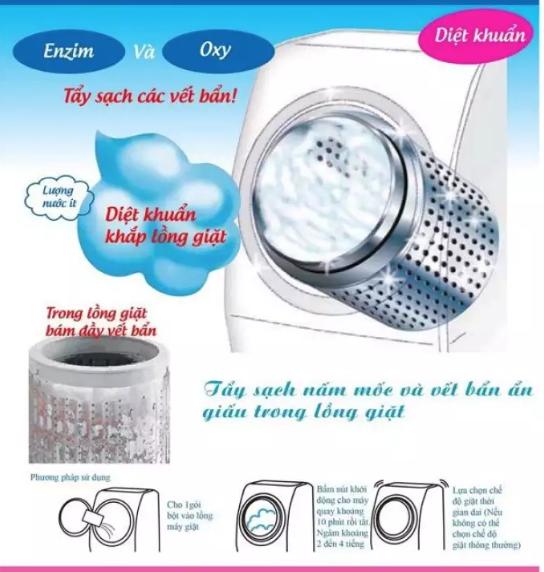 Bột tẩy vệ Sinh lòng máy giặt-000029