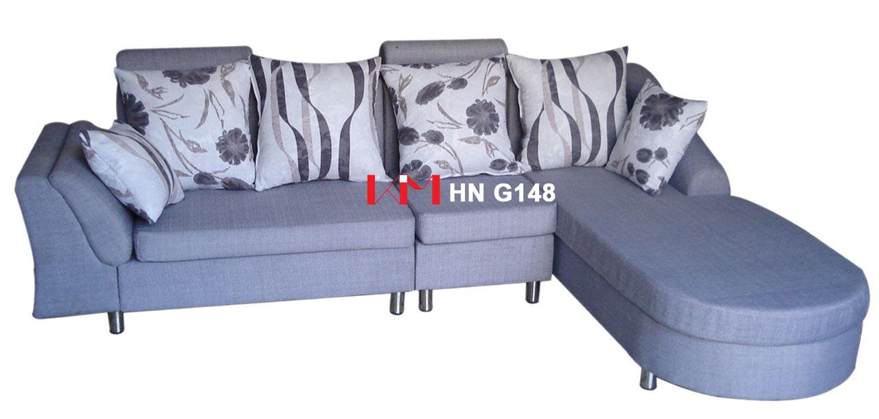 Sofa Góc HN G148 - Tặng 02 Đôn (200x200x85x75 cm)