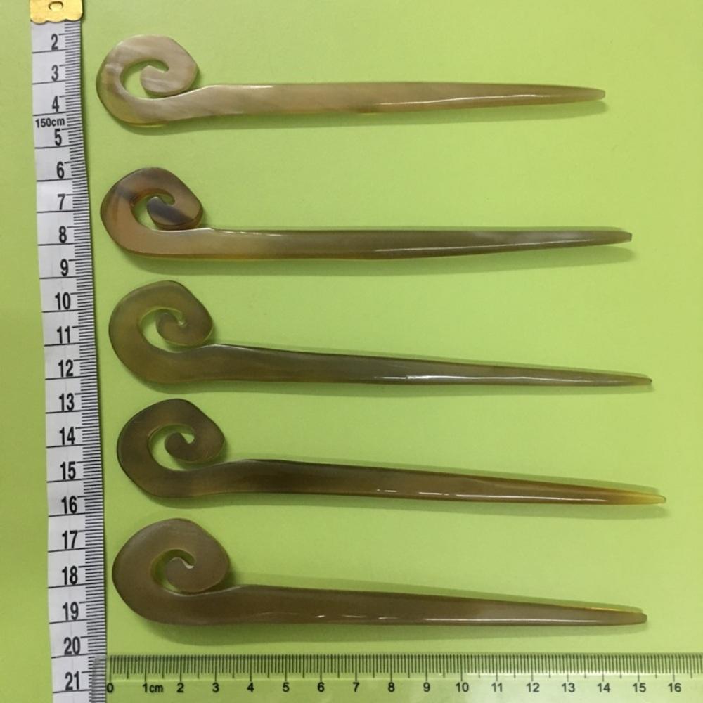 Trâm cài tóc cổ trang (TS25 sừng trâu cao cấp mầm cây dương xỉ)