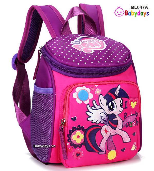 Balo mầm non ngựa Pony dáng hộp BL047A
