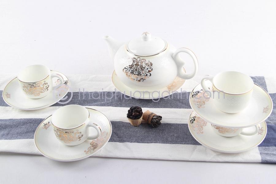 Bộ tách trà 14 món Sứ Xương Royal Houseware 1412609