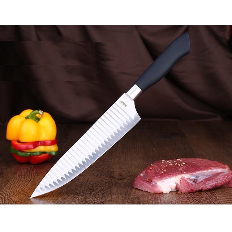 Dao cắt thái thực phẩm, thịt inox - 32cm 135g
