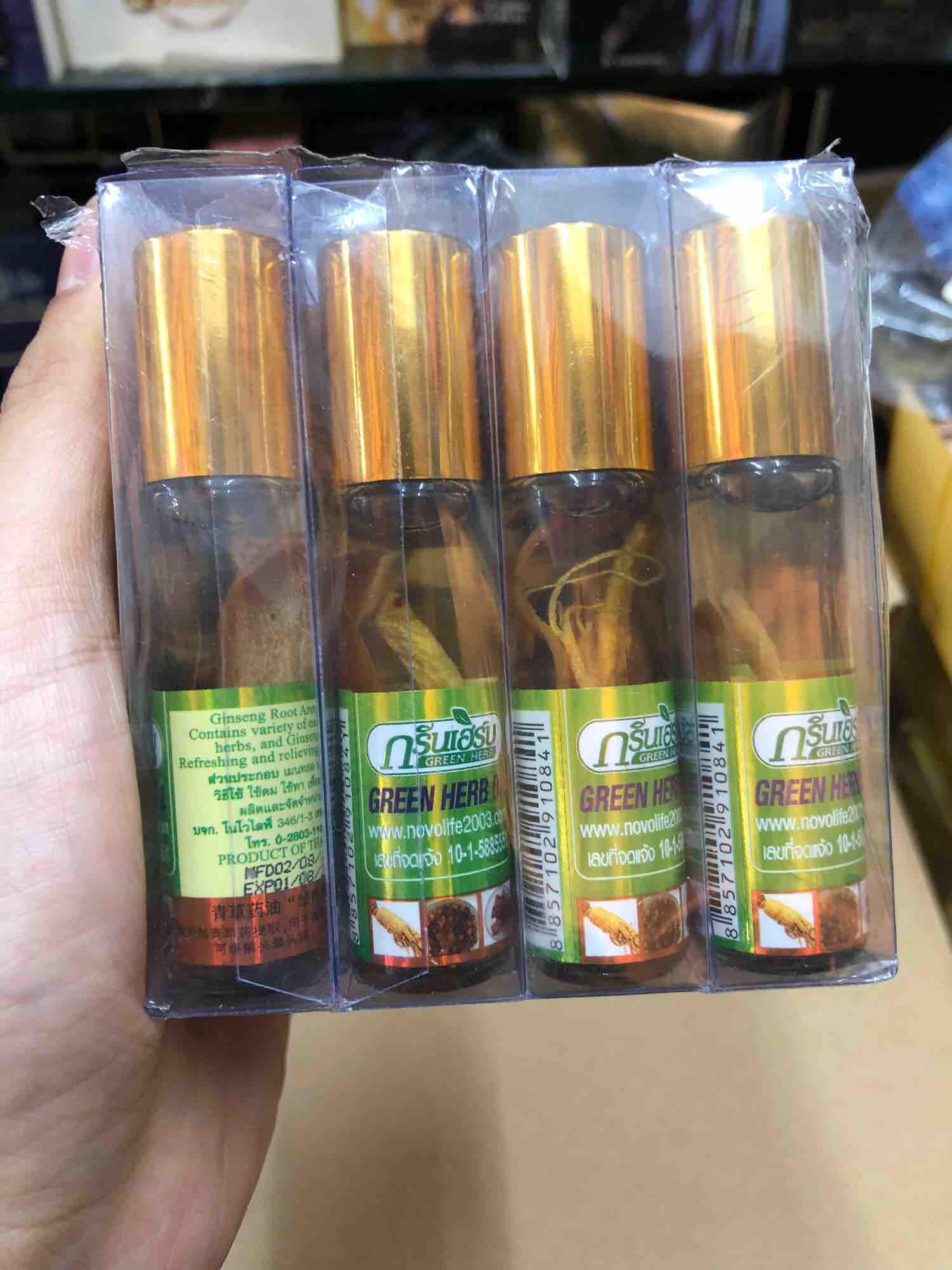 Dầu thảo dược Ginseng ( 1lóc 12 chai )