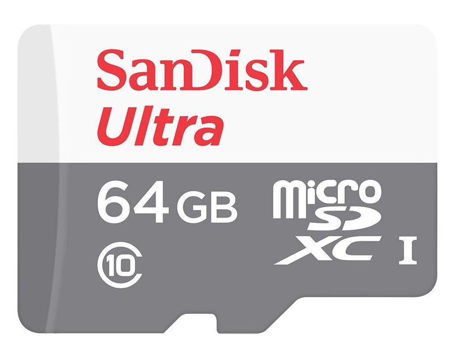Thẻ nhớ MicroSDHC Sandisk Class 10 80MB/s 64GB (Xám)