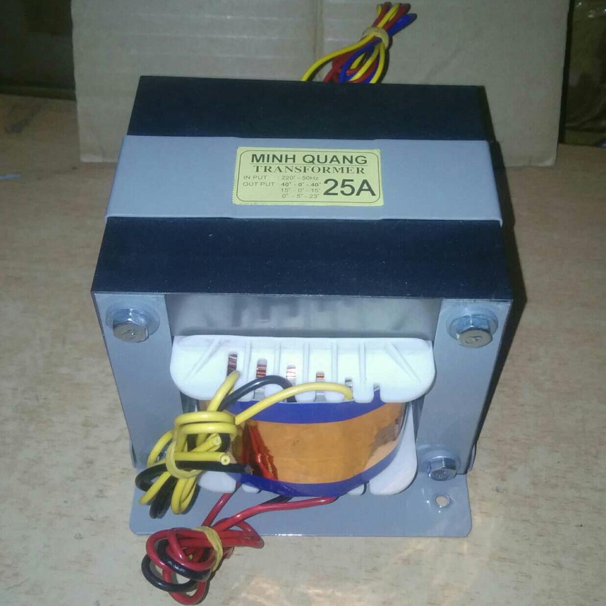 [HCM]Biến áp 25A 40V đôi Ampli