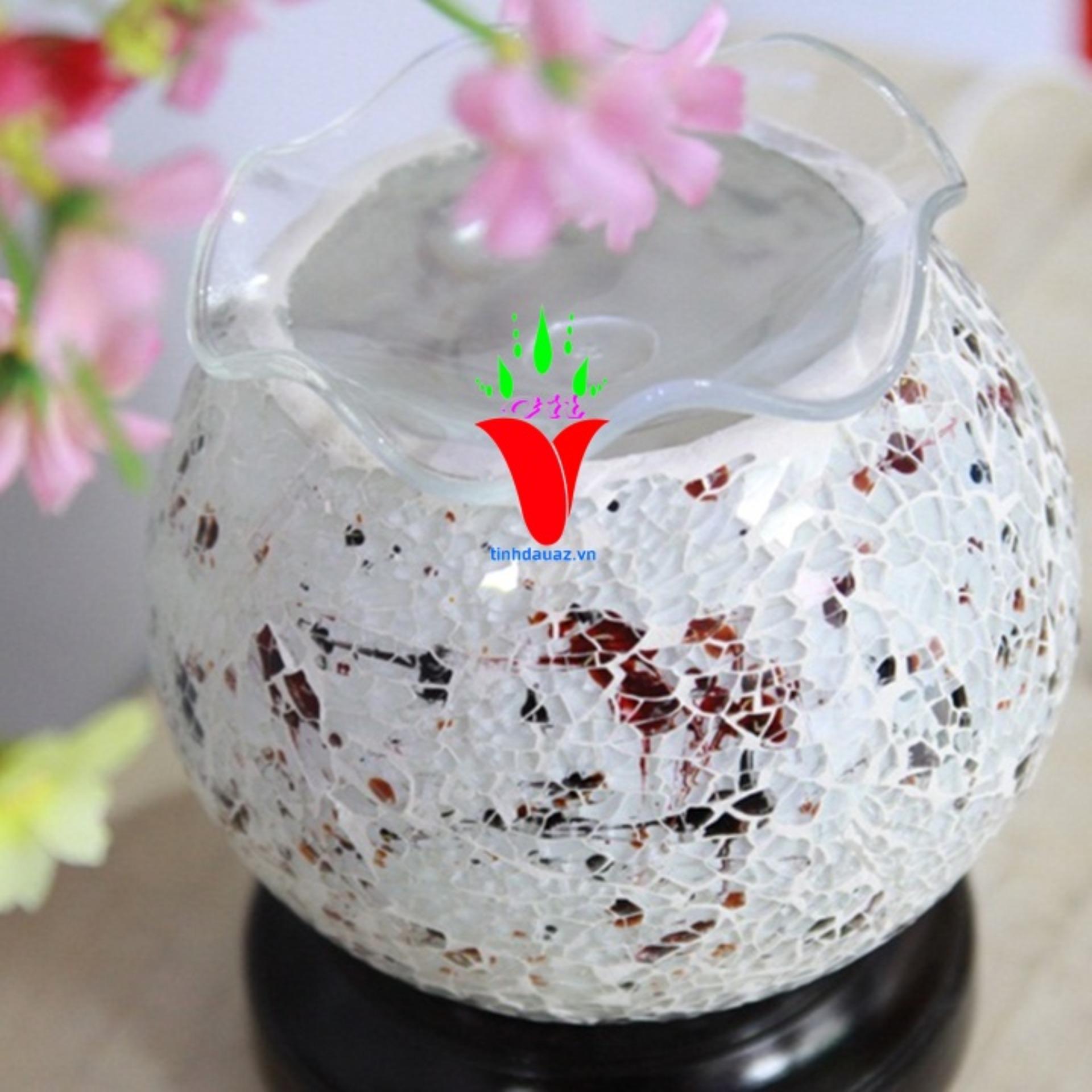 ĐÈN XÔNG TINH DẦU PHA LÊ CAO CẤP