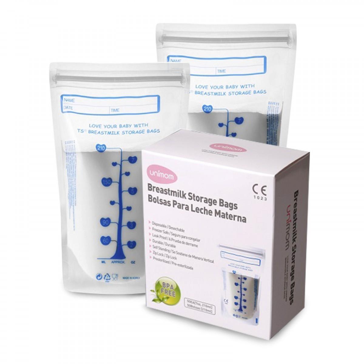 Túi trữ sữa Unimom 210ml - 60 túi