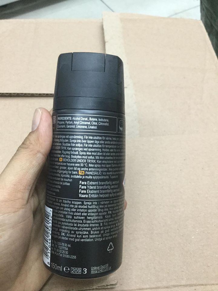 Xịt khử mùi AXE Dark Temporation 150ml