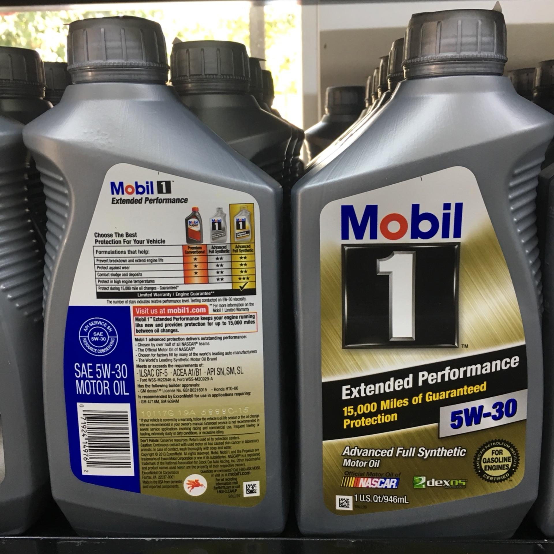 Nhớt Mobil 1 5W30 1L nhớt tổng hợp cao cấp cho xe tay ga (900002)