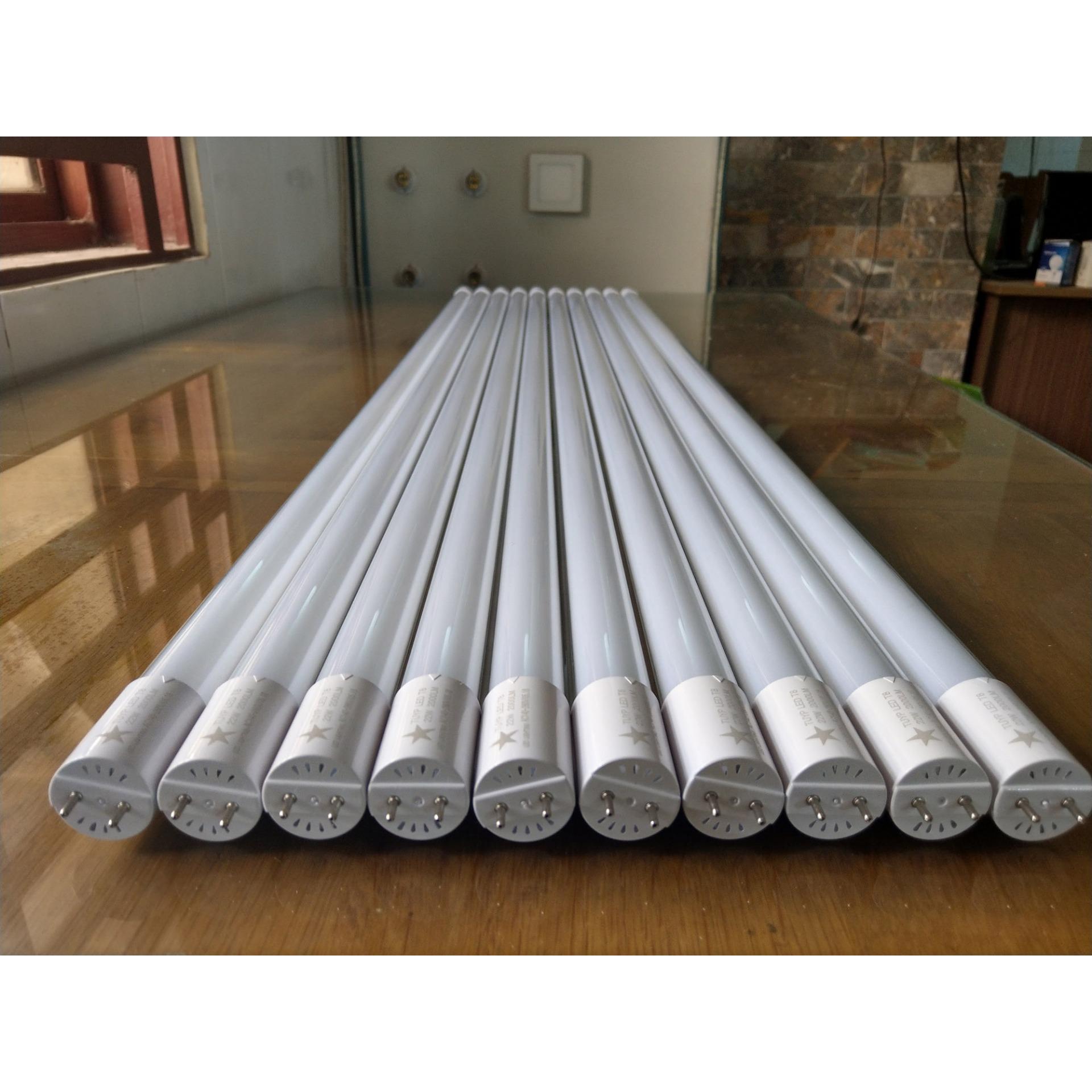 Combo10 Bóng đèn led Tuýp thủy tinh 22W 1,2m,  (ánh sáng trắng)