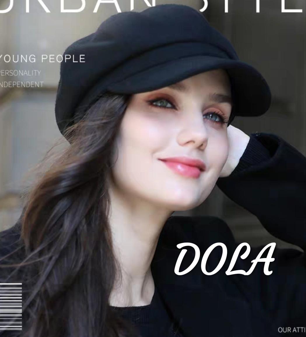 [HCM]Nón bere nữ mũ bere nữ thời trang Hàn Quốc màu đen