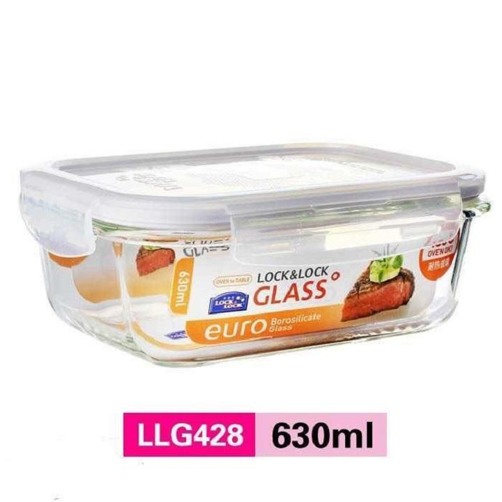 [HCM]Hộp thủy tinh Lock & Lock 630ml