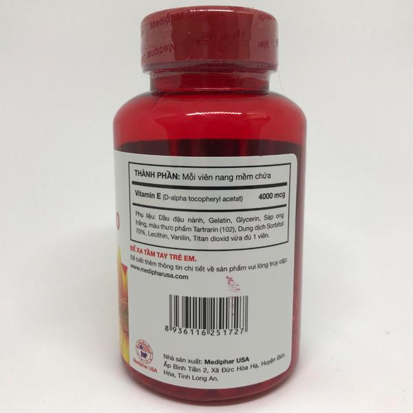 Thực phẩm chức năng Vitamin E 400 MDP
