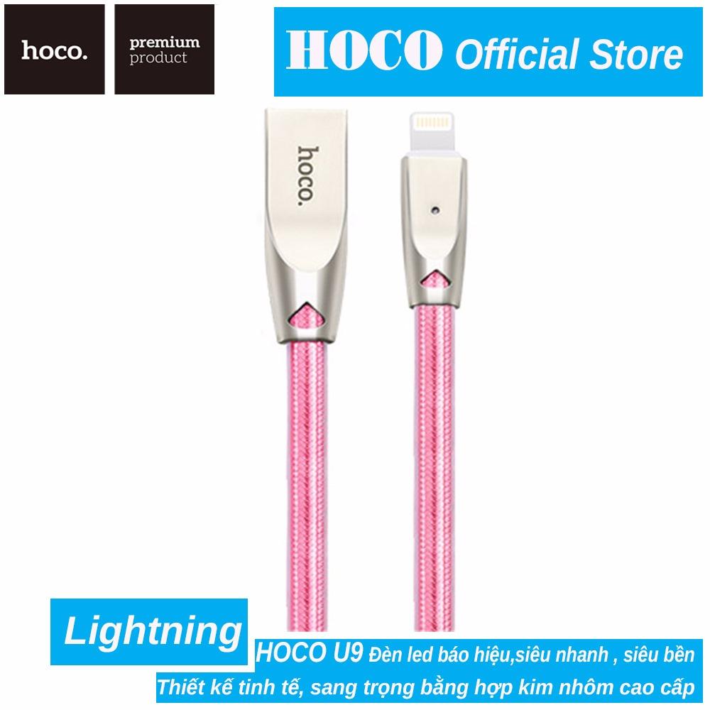 [HCM]Cáp Sạc Hoco U9 Cho Iphone 567 Có Đèn Led sang trọngcá tính