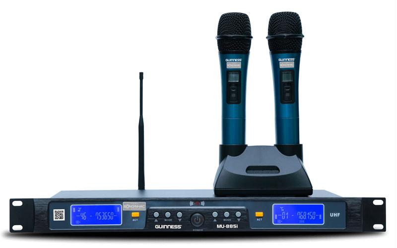 [HCM][Trả góp 0%]Micro không dây Karaoke Guinness MU-885i