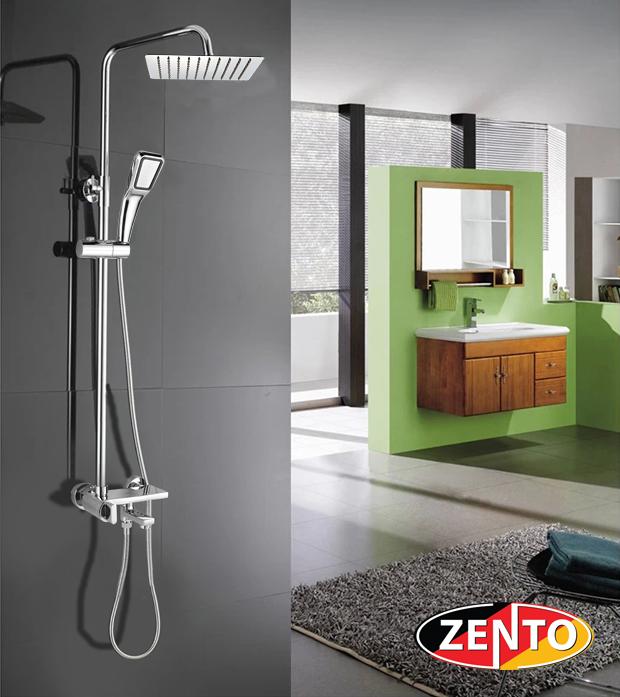 Bộ sen cây nóng lạnh Zento ZT-ZS8087 (Trắng) + Tặng 1 vòi xịt vệ sinh Zento ZT5116-1 (Trắng)