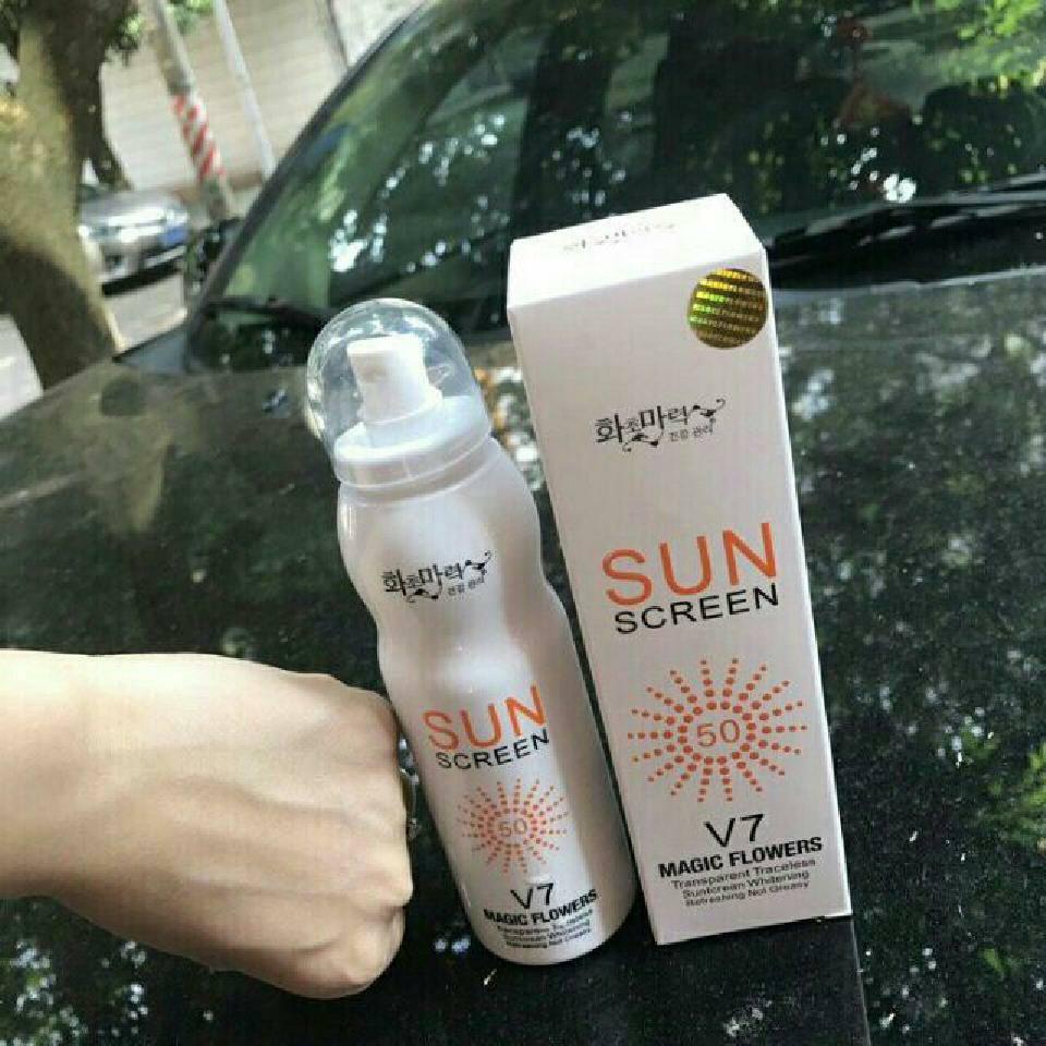 Kem chống nắng dạng xịt V7 Hàn Quốc