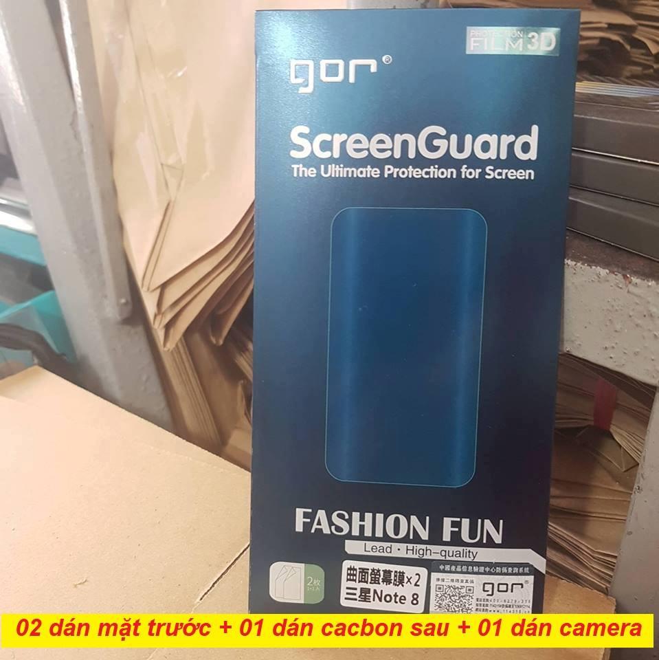 Bộ 2 miếng dán dẻo gor 3d cho samsung note 8