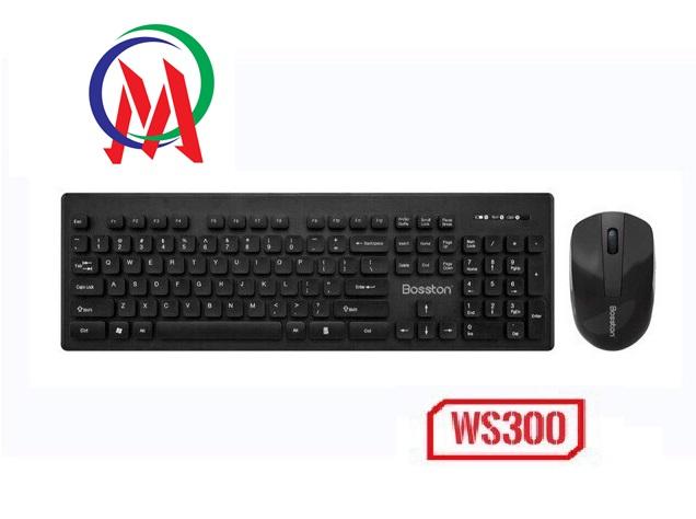 [HCM]BÀN PHÍM CHUỘT KO DÂY BOSSTON WS 300
