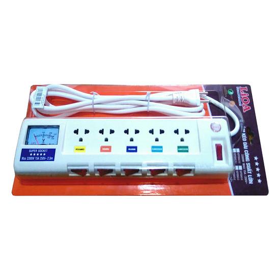 Ổ cắm điện LIOA CAO CẤP 5OFSSA2.5-3 (Trắng)
