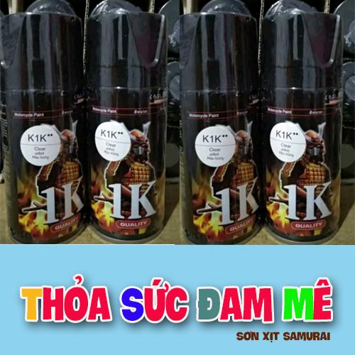 Sơn samurai bóng - Chai bóng k1k sơn xịt samurai
