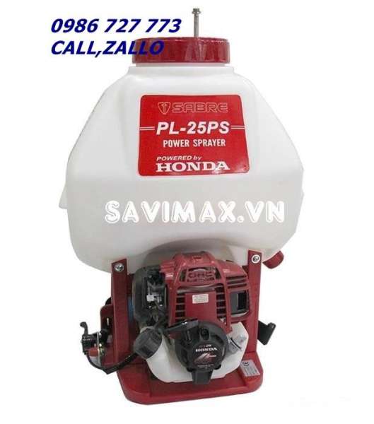 Máy phun thuốc Honda SABRE PL-25PS, máy xịt điện động cơ Honda Thái Lan, máy phun thuốc diệt côn trùng