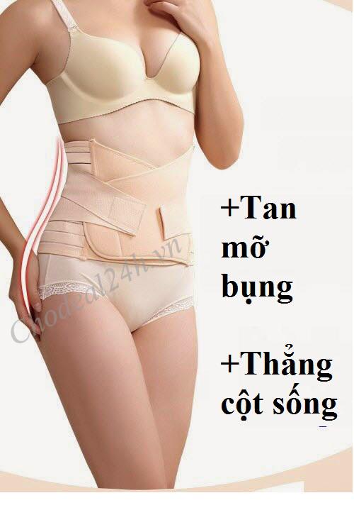 [HCM]Gen nịt bụng eo thon 2 lớp thun Kim Phát (Da)